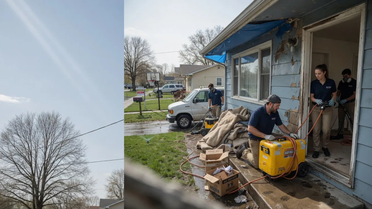 Basement Flood Cleanup in Twin Brooks, SD near me